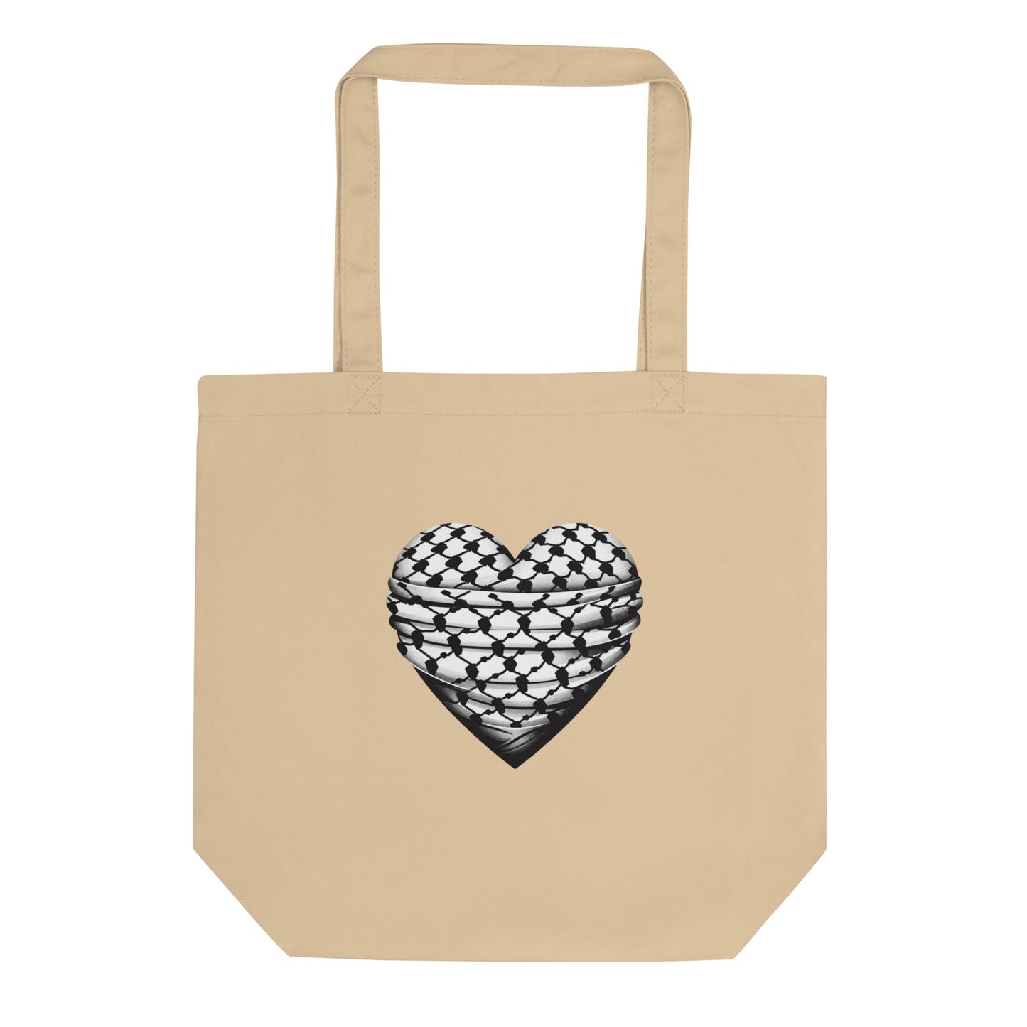 Keffiyeh Heart - Eco Tote Bag