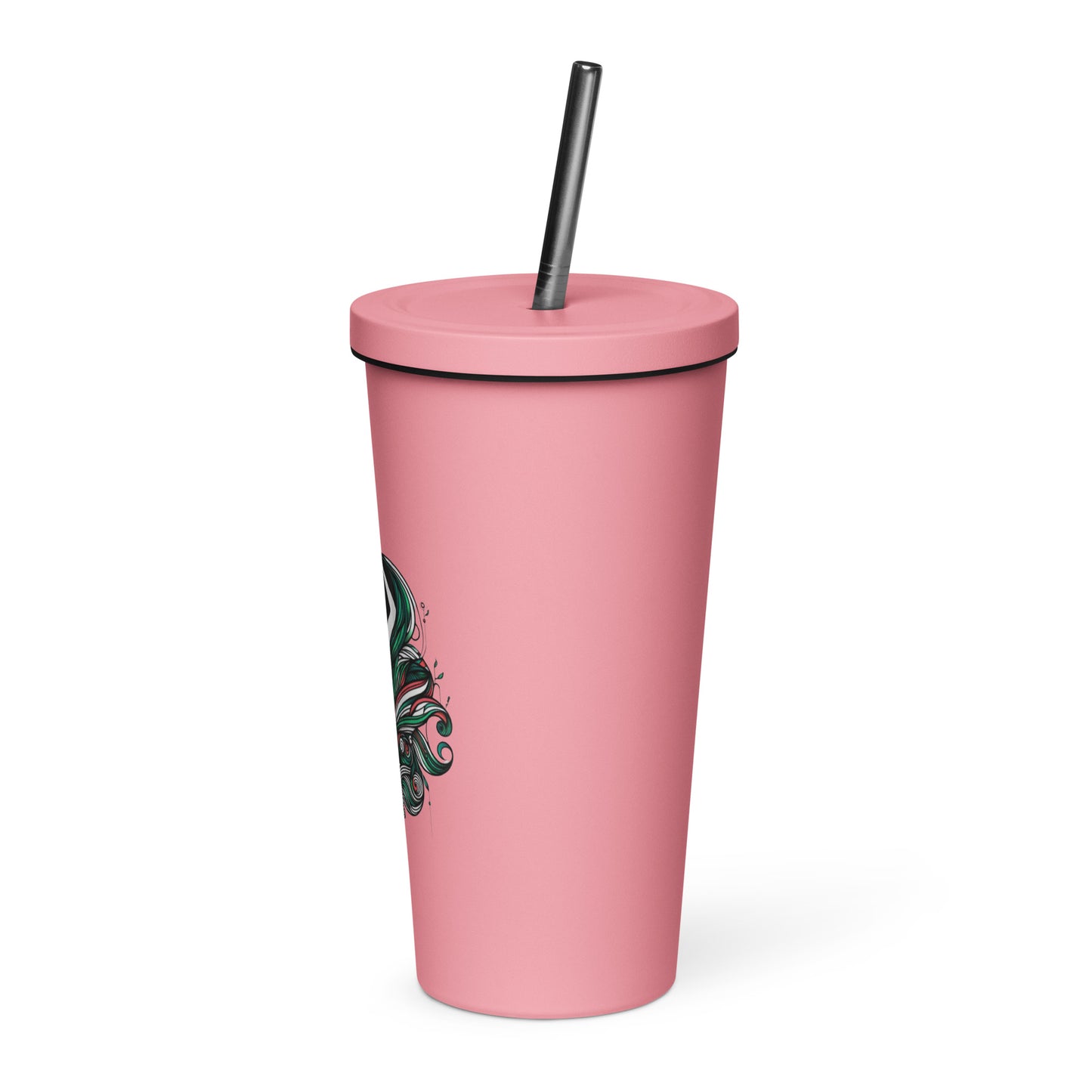 Freedom in the Wind - Insulated tumbler with a straw