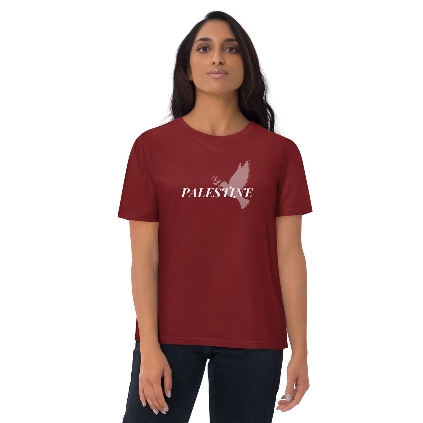 Palestine Peace Dove - Unisex organic cotton t-shirt