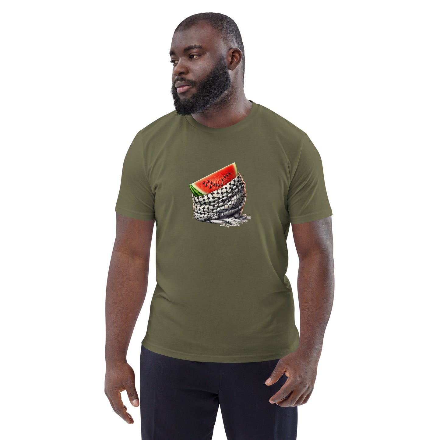 Keffiyeh Slice - Unisex organic cotton t-shirt