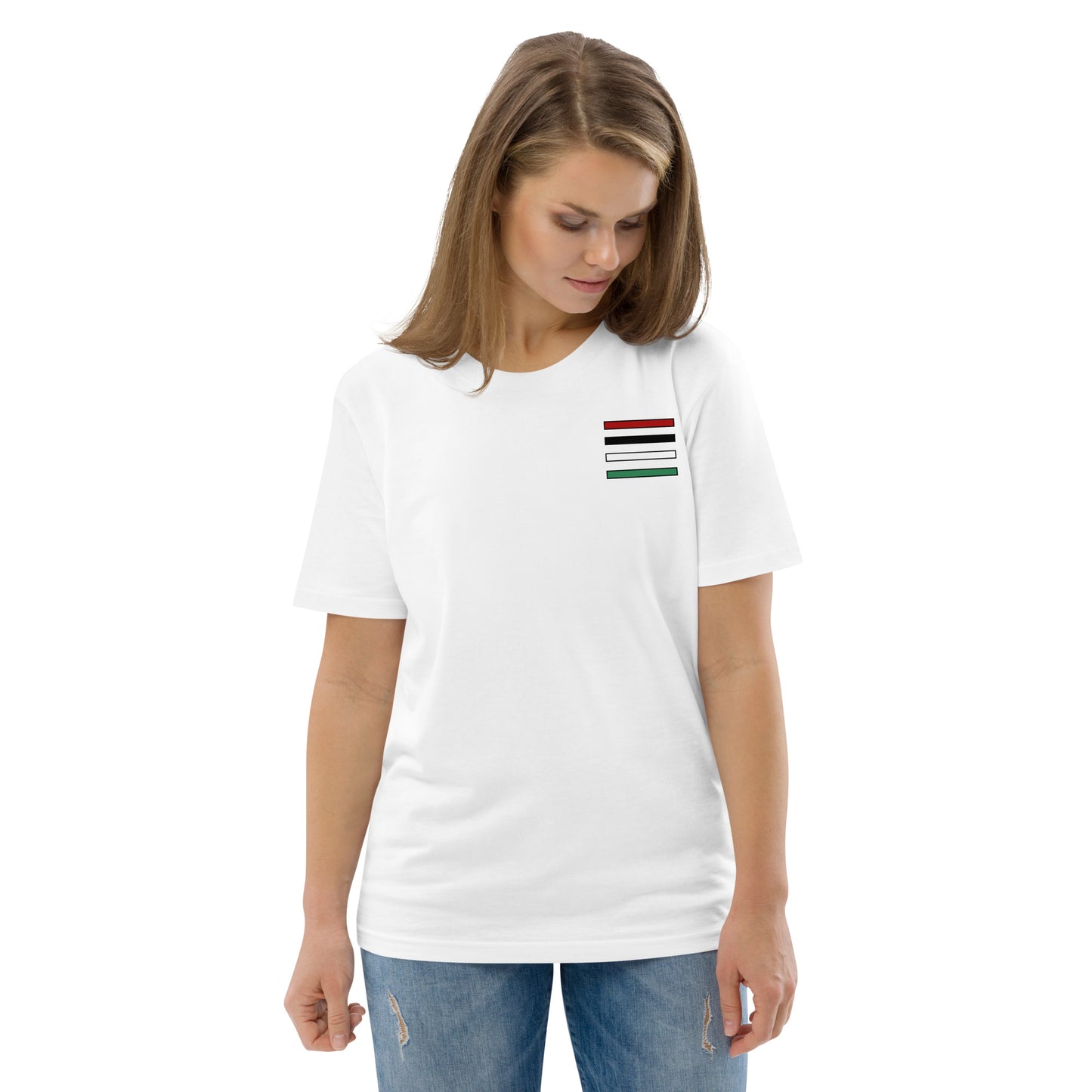 Flag Stripes - Unisex organic cotton t-shirt