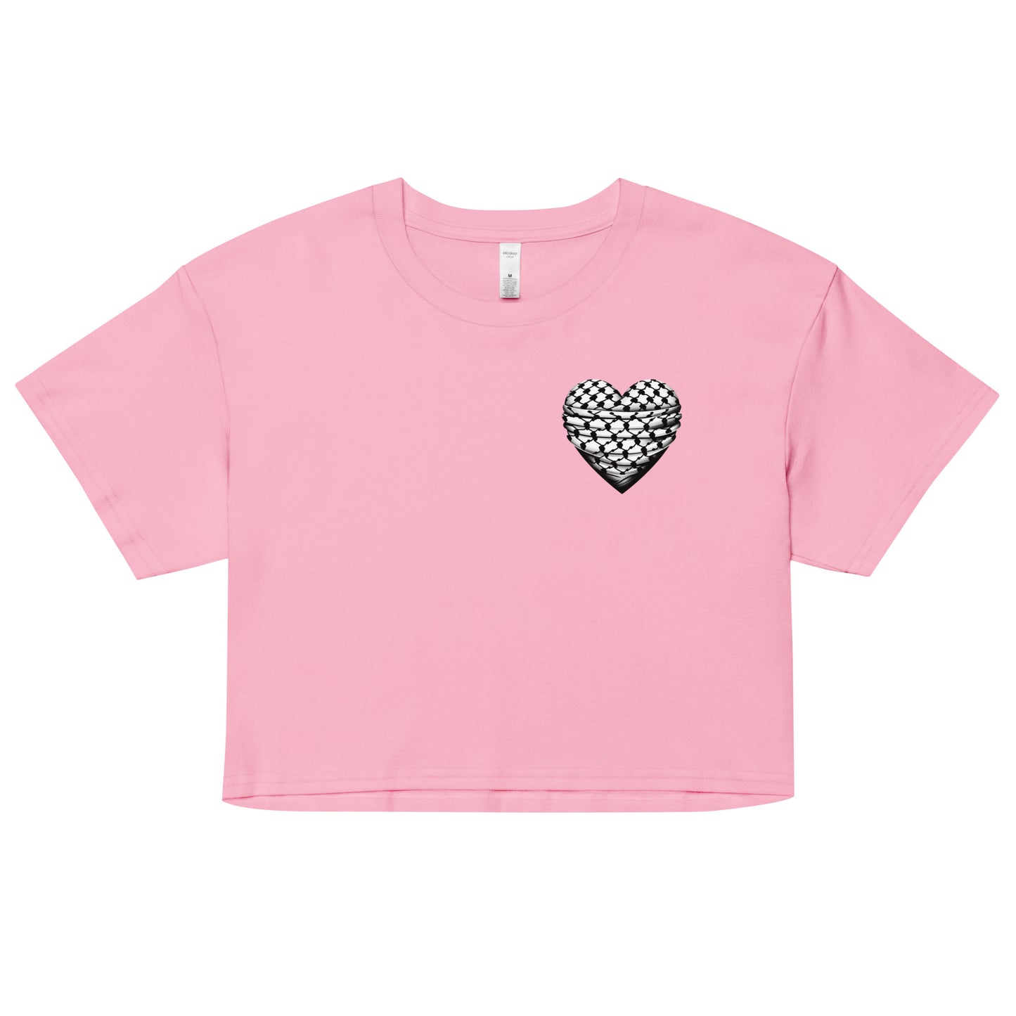 Keffiyeh Heart - Women’s crop top